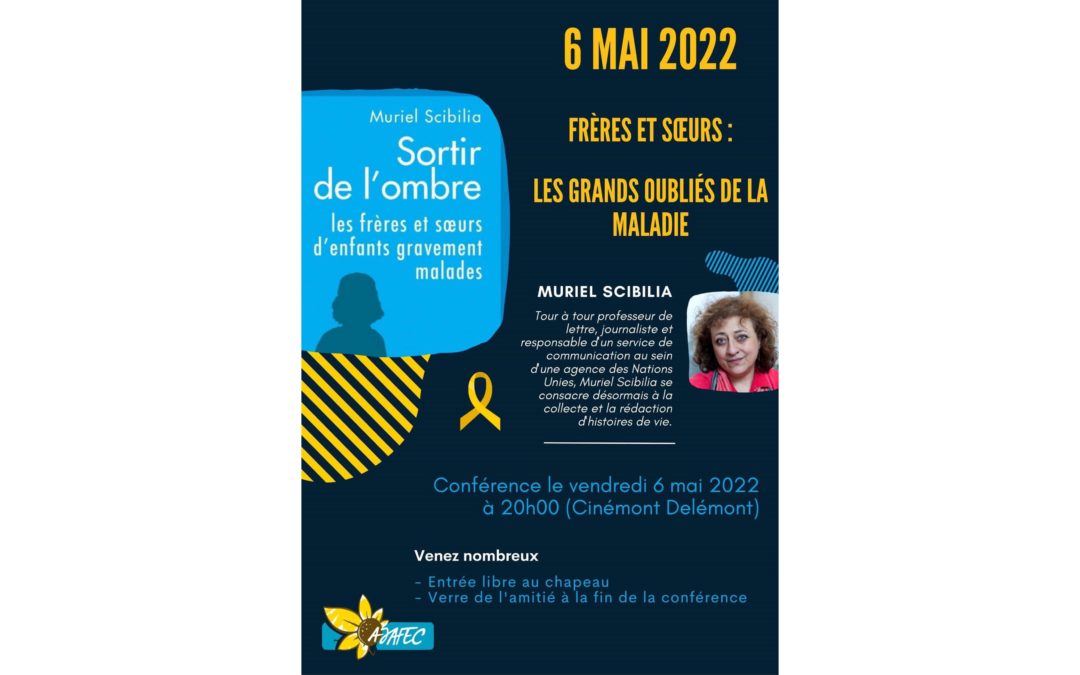 6 mai 2022 – Conférence de Muriel Scibilia
