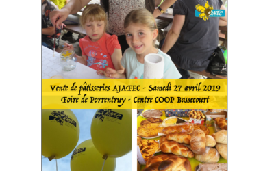 Vente de pâtisseries AJAFEC 2019
