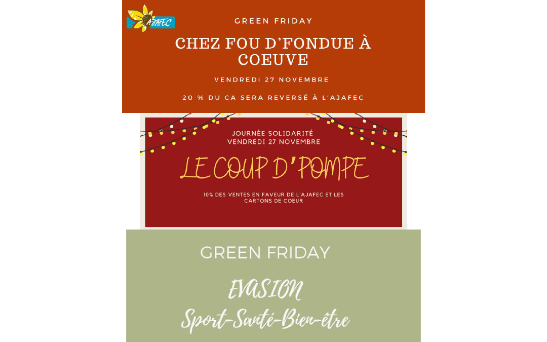 Green Friday pour l’AJAFEC