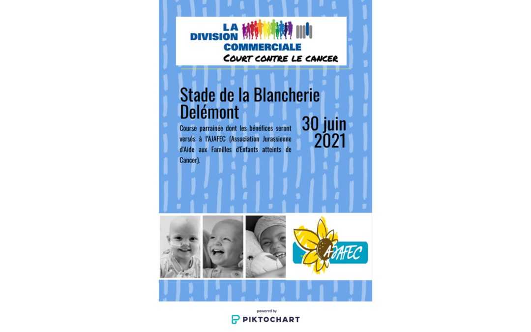 30 juin 2021 – La DivCom de Porrentruy court contre le Cancer