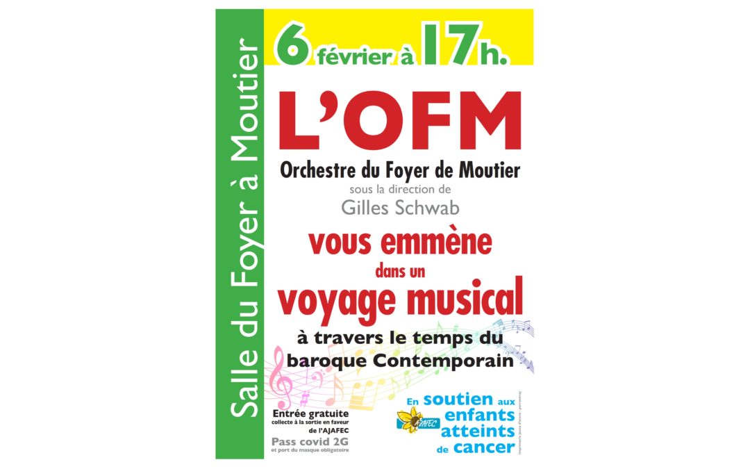 4 avril 2022 – Concert de l’OFM