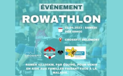 1 avril 2023 – Rowathlon en faveur de l&rsquo;AJAFEC