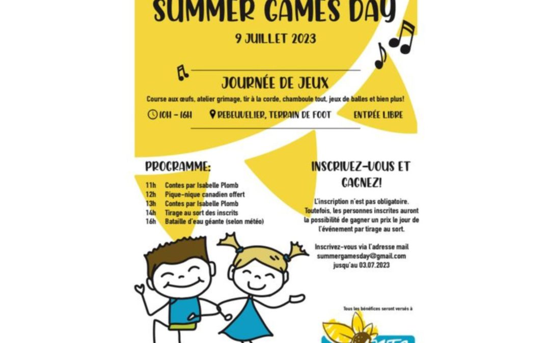 9 juillet 2023 – Summer Games Day